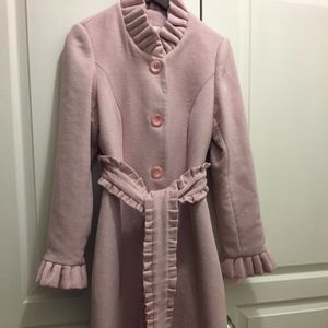 PRETTY IN PINK COAT!  Size Small